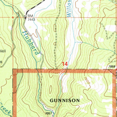 United States Geological Survey Electric Mountain, CO (2001, 24000-Scale) digital map