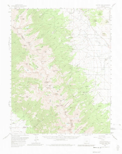 United States Geological Survey Electric Peak, CO (1959, 62500-Scale) digital map