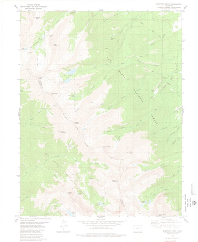 United States Geological Survey Electric Peak, CO (1980, 24000-Scale) digital map