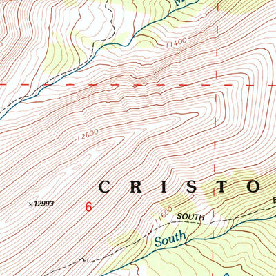 United States Geological Survey Electric Peak, CO (1994, 24000-Scale) digital map