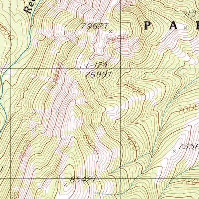 United States Geological Survey Electric Peak, MT-WY (1986, 24000-Scale) digital map