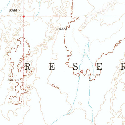 United States Geological Survey Elephant Butte, AZ (1972, 24000-Scale) digital map