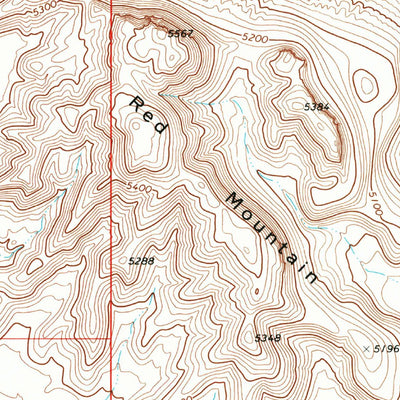 United States Geological Survey Elephant Knoll, UT (1972, 24000-Scale) digital map