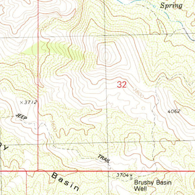United States Geological Survey Elephant Mountain, AZ (1980, 24000-Scale) digital map