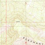 United States Geological Survey Elephant Mountain, AZ (1980, 24000-Scale) digital map
