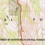 United States Geological Survey Elephant Peak, MT (1997, 24000-Scale) digital map