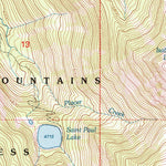 United States Geological Survey Elephant Peak, MT (1997, 24000-Scale) digital map