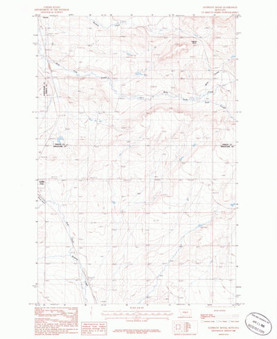United States Geological Survey Elephant Rocks, MT (1986, 24000-Scale) digital map