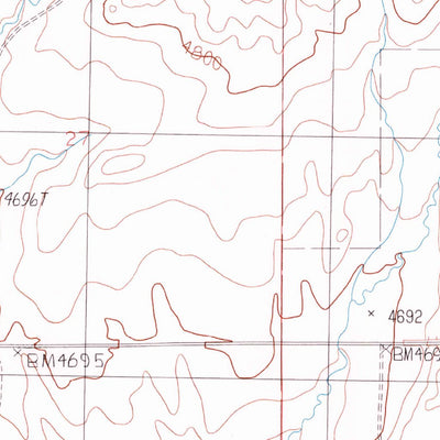 United States Geological Survey Elephant Rocks, MT (1986, 24000-Scale) digital map