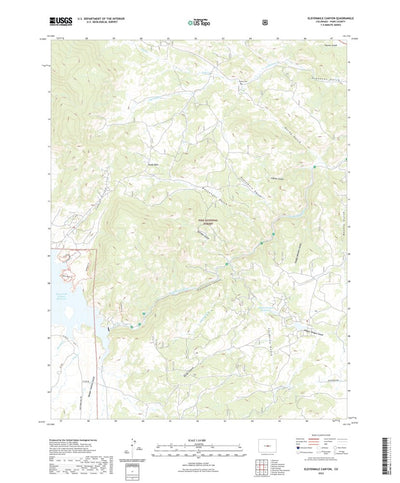 United States Geological Survey Elevenmile Canyon, CO (2022, 24000-Scale) digital map