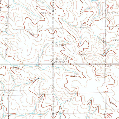 United States Geological Survey Elevenmile Corner, SD (1983, 24000-Scale) digital map
