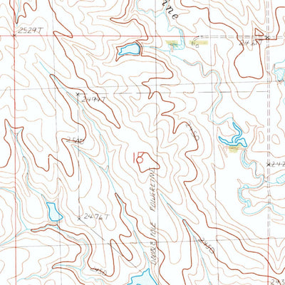 United States Geological Survey Elevenmile Corner, SD (1983, 24000-Scale) digital map