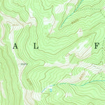 United States Geological Survey Elevenmile Creek, ID (1963, 24000-Scale) digital map