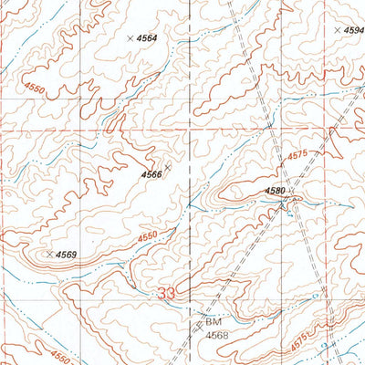 United States Geological Survey Elevenmile Well, NV (1980, 24000-Scale) digital map
