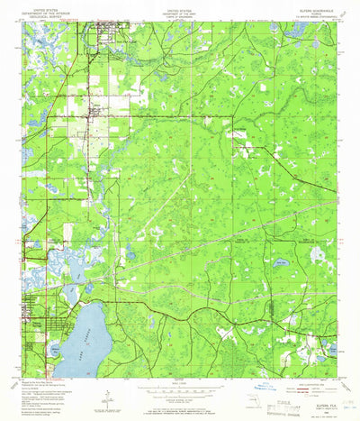 United States Geological Survey Elfers, FL (1943, 24000-Scale) digital map