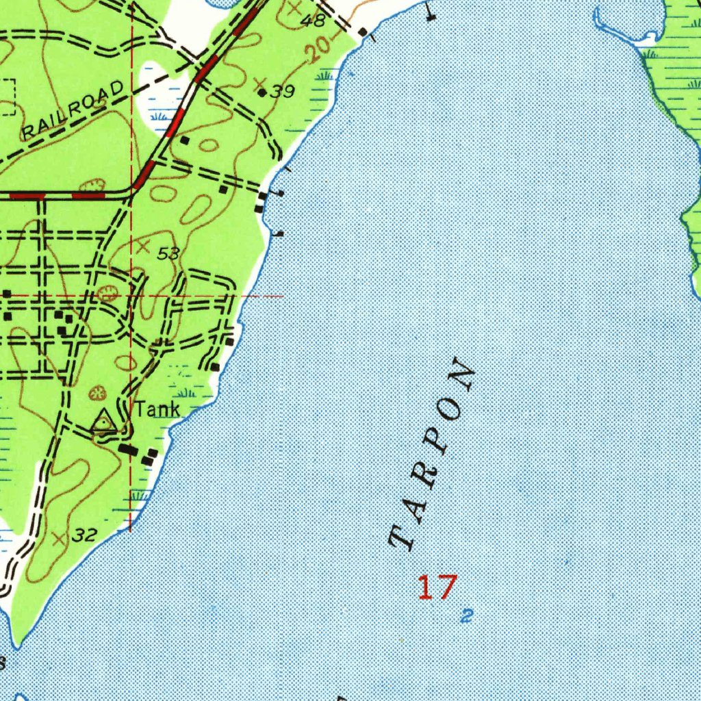 Elfers, FL (1943, 24000-Scale) Map by United States Geological Survey ...