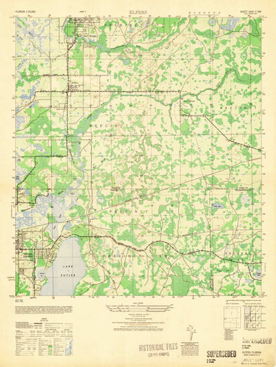 United States Geological Survey Elfers, FL (1948, 25000-Scale) digital map