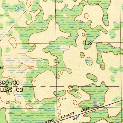 United States Geological Survey Elfers, FL (1948, 25000-Scale) digital map