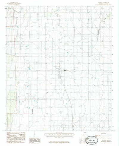 United States Geological Survey Elfrida, AZ (1986, 24000-Scale) digital map