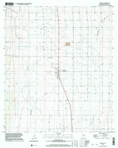 United States Geological Survey Elfrida, AZ (1996, 24000-Scale) digital map