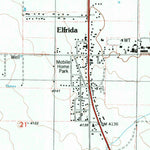 United States Geological Survey Elfrida, AZ (1996, 24000-Scale) digital map