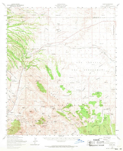 United States Geological Survey Elgin, AZ (1958, 62500-Scale) digital map