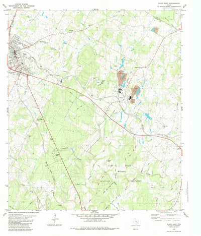 United States Geological Survey Elgin East, TX (1982, 24000-Scale) digital map