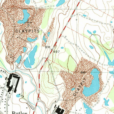 United States Geological Survey Elgin East, TX (1982, 24000-Scale) digital map