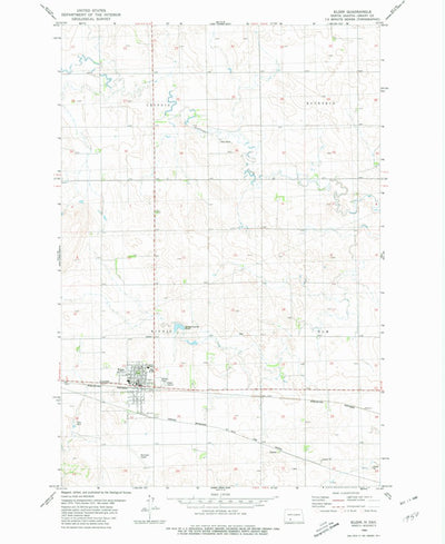 United States Geological Survey Elgin, ND (1980, 24000-Scale) digital map