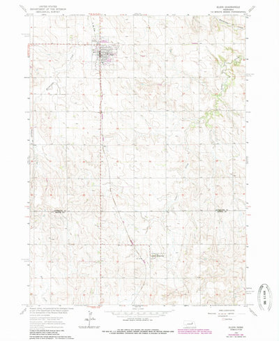 United States Geological Survey Elgin, NE (1963, 24000-Scale) digital map