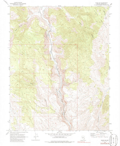 United States Geological Survey Elgin NE, NV (1969, 24000-Scale) digital map