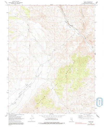 United States Geological Survey Elgin, NV (1969, 24000-Scale) digital map