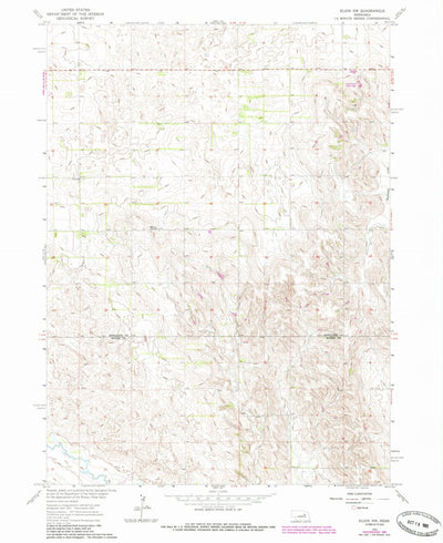 United States Geological Survey Elgin NW, NE (1963, 24000-Scale) digital map