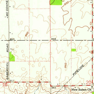 United States Geological Survey Elgin, OH (1960, 24000-Scale) digital map
