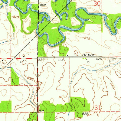 United States Geological Survey Elgin, OH (1960, 24000-Scale) digital map
