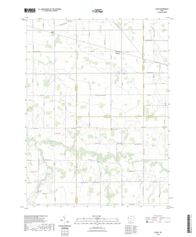 United States Geological Survey Elgin, OH (2023, 24000-Scale) digital map