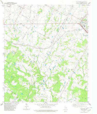United States Geological Survey Elgin West, TX (1982, 24000-Scale) digital map