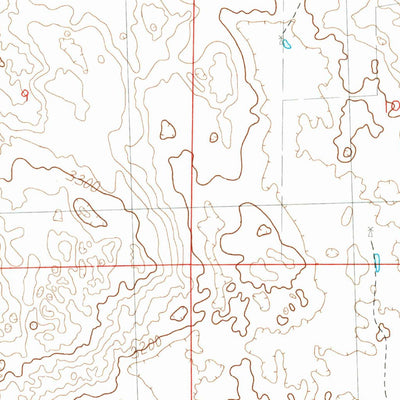 United States Geological Survey Eli, NE-SD (1985, 24000-Scale) digital map