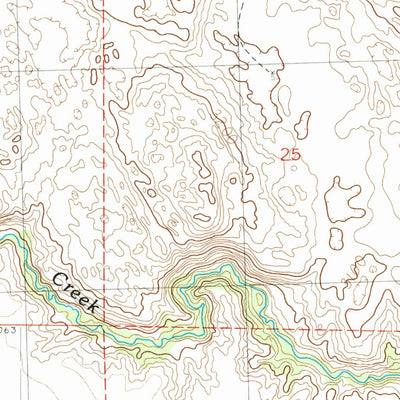 United States Geological Survey Eli, NE-SD (1985, 24000-Scale) digital map