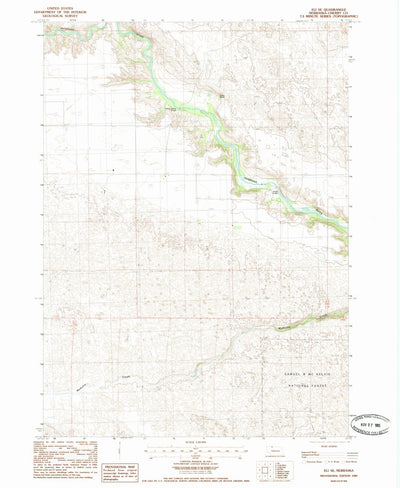 United States Geological Survey Eli SE, NE (1985, 24000-Scale) digital map