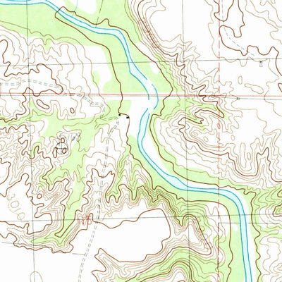 United States Geological Survey Eli SE, NE (1985, 24000-Scale) digital map