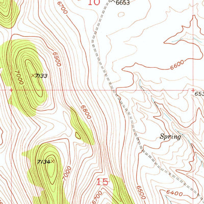 United States Geological Survey Eli Spring, MT (1952, 24000-Scale) digital map