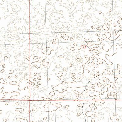United States Geological Survey Eli SW, NE (1985, 24000-Scale) digital map