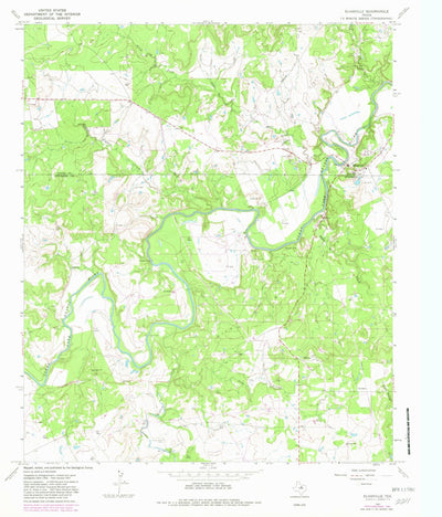 United States Geological Survey Eliasville, TX (1967, 24000-Scale) digital map
