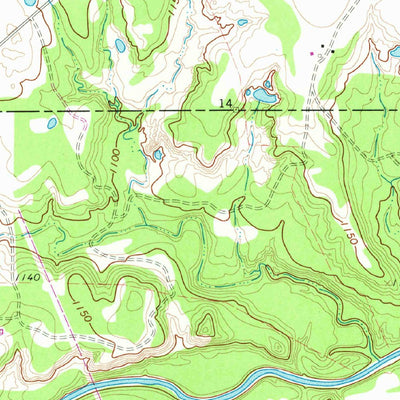 United States Geological Survey Eliasville, TX (1967, 24000-Scale) digital map