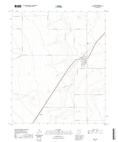 United States Geological Survey Elida, NM (2023, 24000-Scale) digital map
