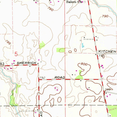 United States Geological Survey Elida, OH (1960, 24000-Scale) digital map