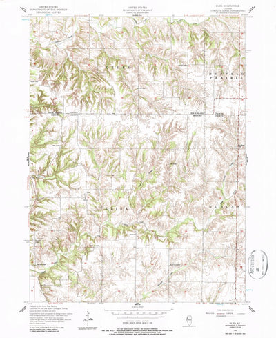 United States Geological Survey Eliza, IL (1953, 24000-Scale) digital map