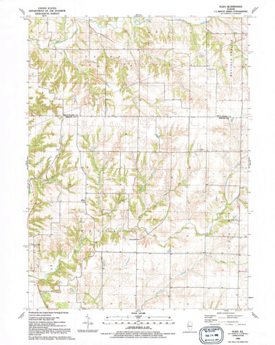 United States Geological Survey Eliza, IL (1991, 24000-Scale) digital map