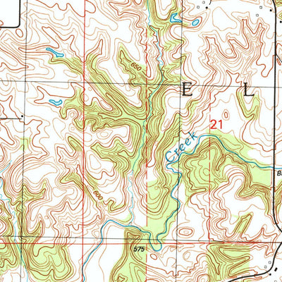 United States Geological Survey Eliza, IL (1991, 24000-Scale) digital map